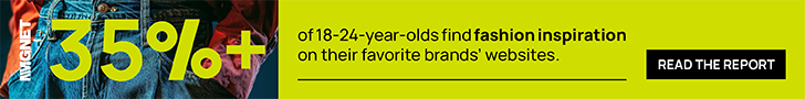 35% of 18-24-year-olds find fashion inspiration on their favorite brands' websites.