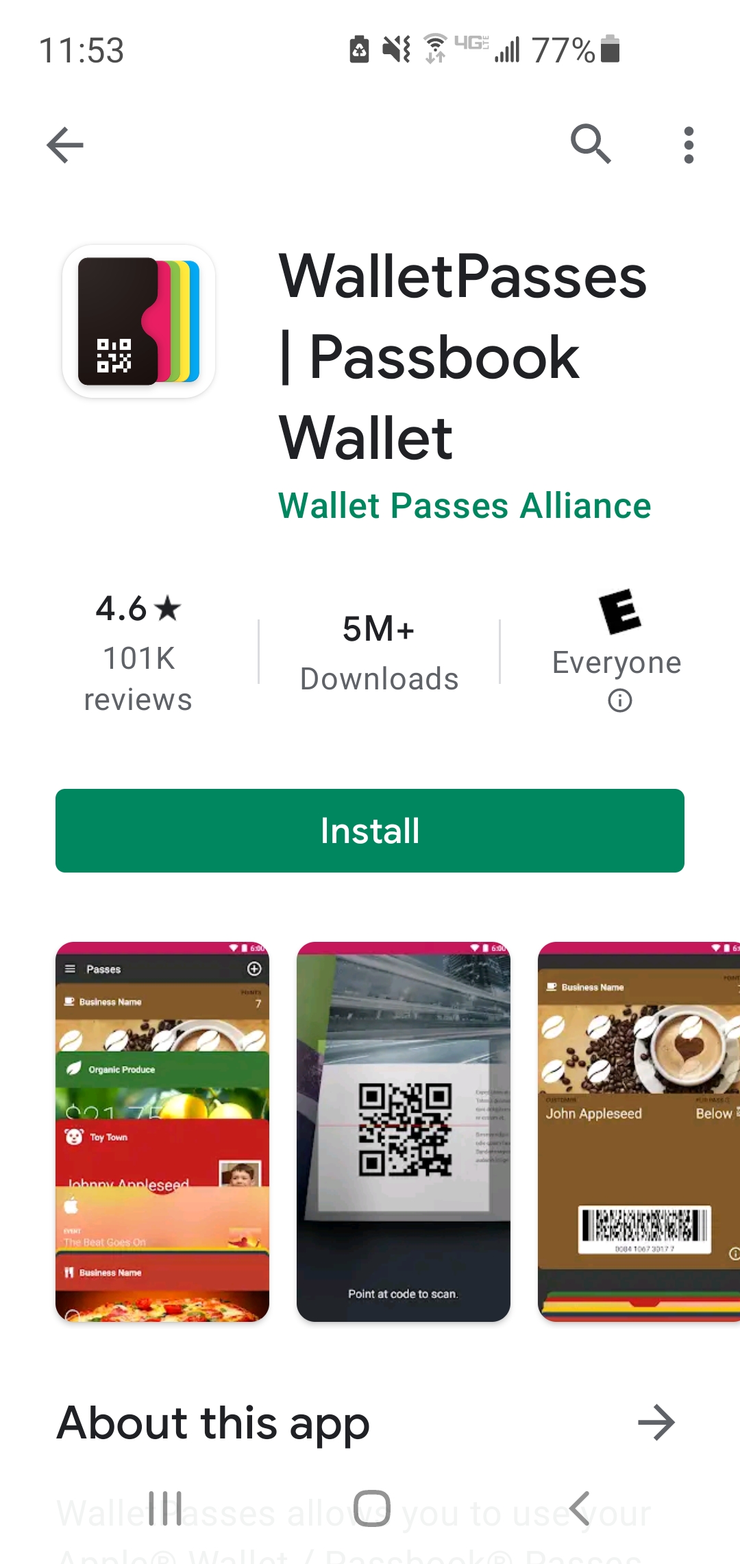 Download WalletPasses Now on your mobile device.